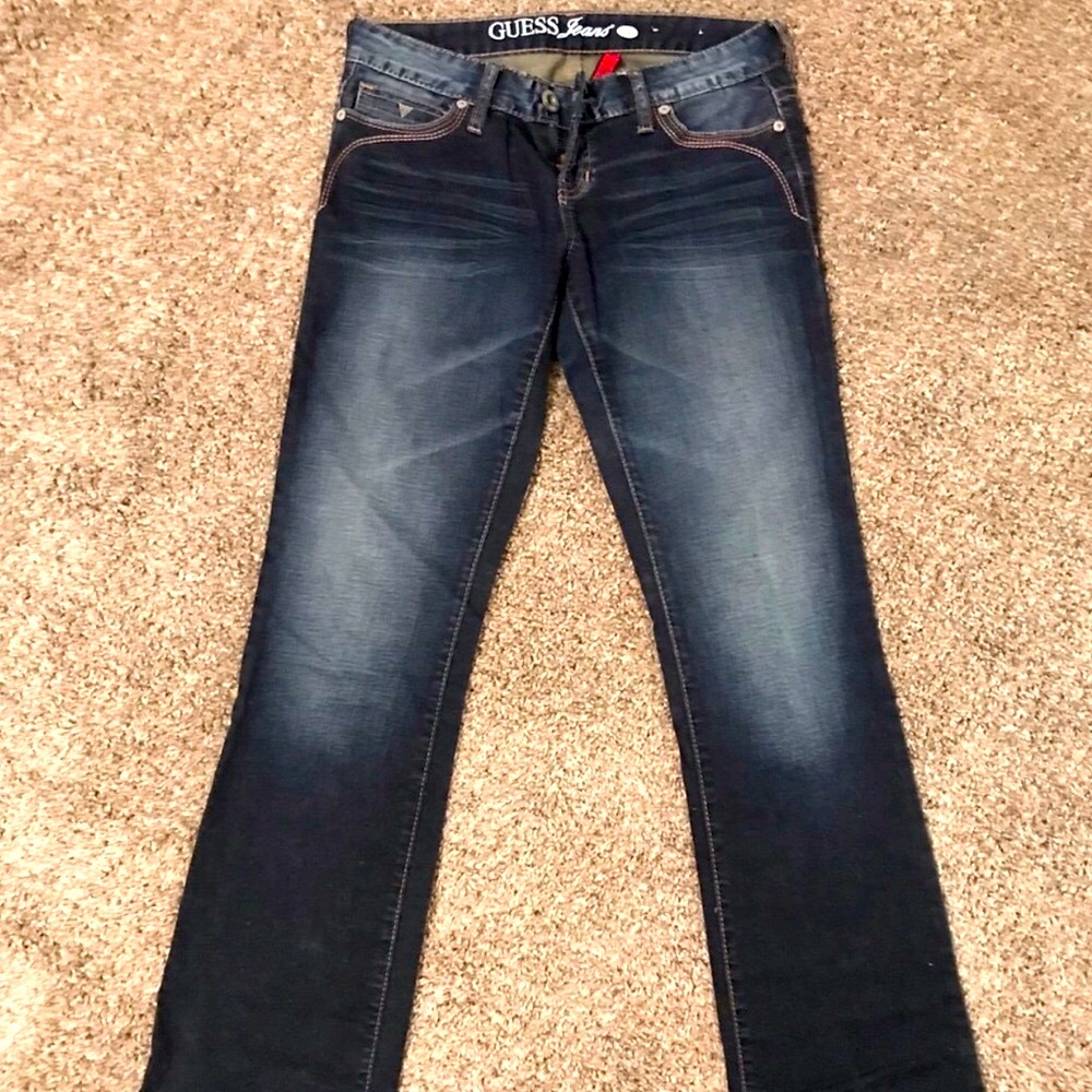 Guess ♥️ Foxy Flare Dark Wash Jeans: Sz 26